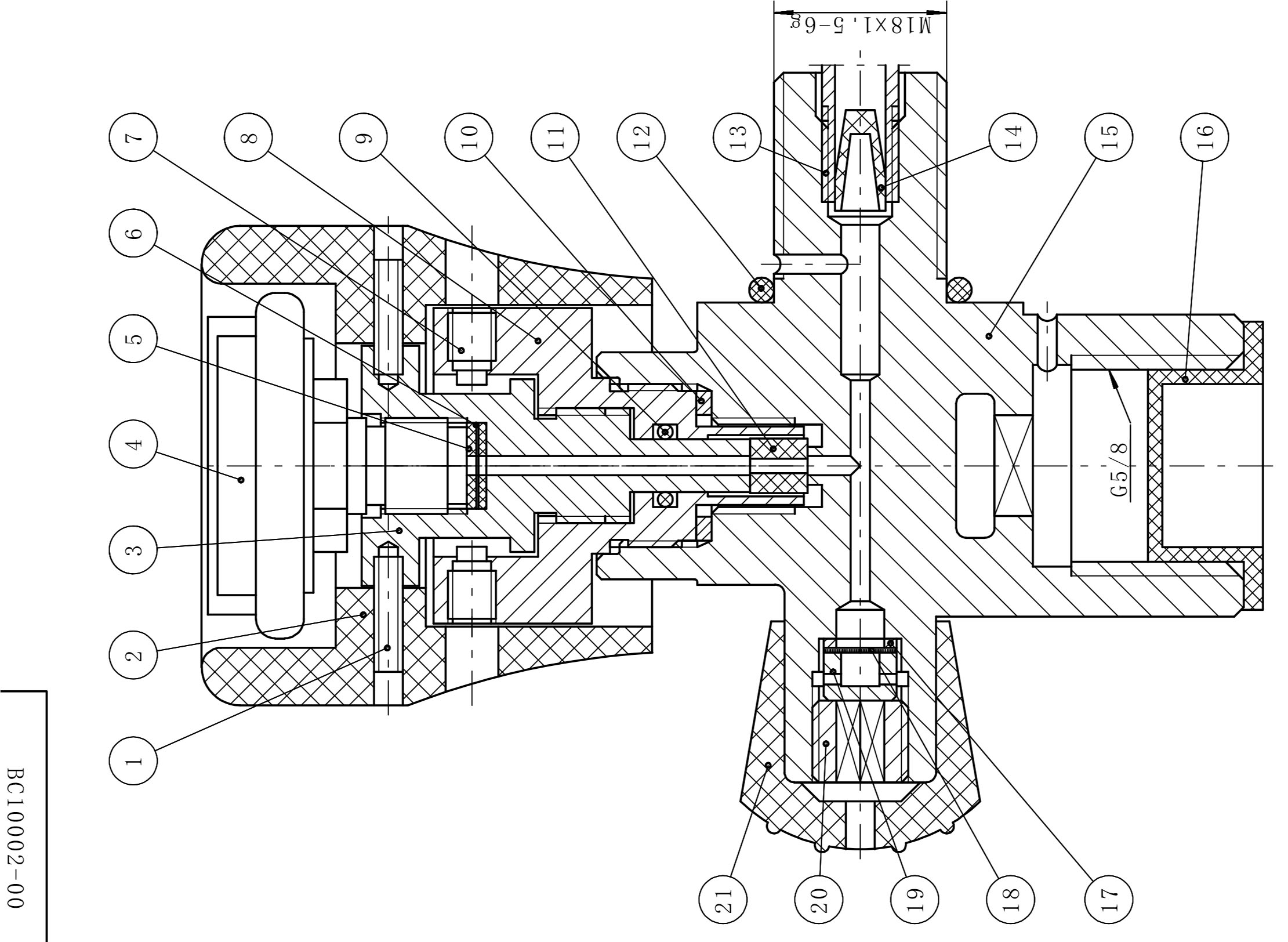 QF-H30A 30MPa صمام خزان الهواء من ألياف الكربون SCBA Pcp