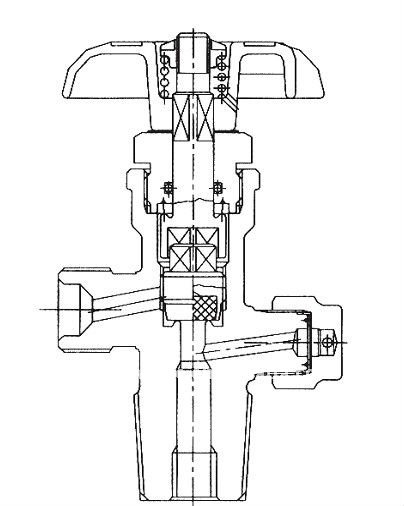 QF-2A رمح اقتران نوع النحاس صمام اسطوانة ثاني أكسيد الكربون CO2 