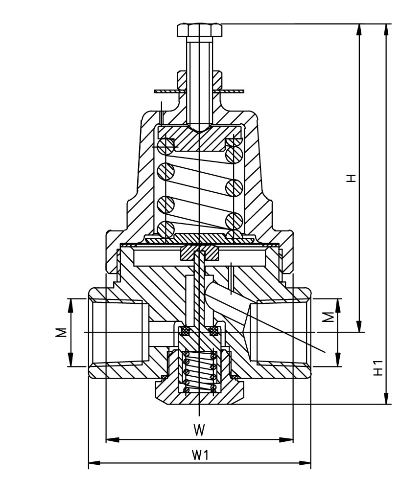 DYS-06F منظم بناء الضغط المبرد بدرجة حرارة منخفضة من النحاس