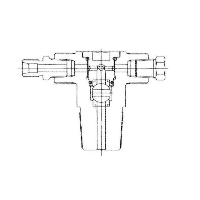 QF-T1 صمام اسطوانة الغاز الطبيعي النحاسي عالي الضغط للمركبة 