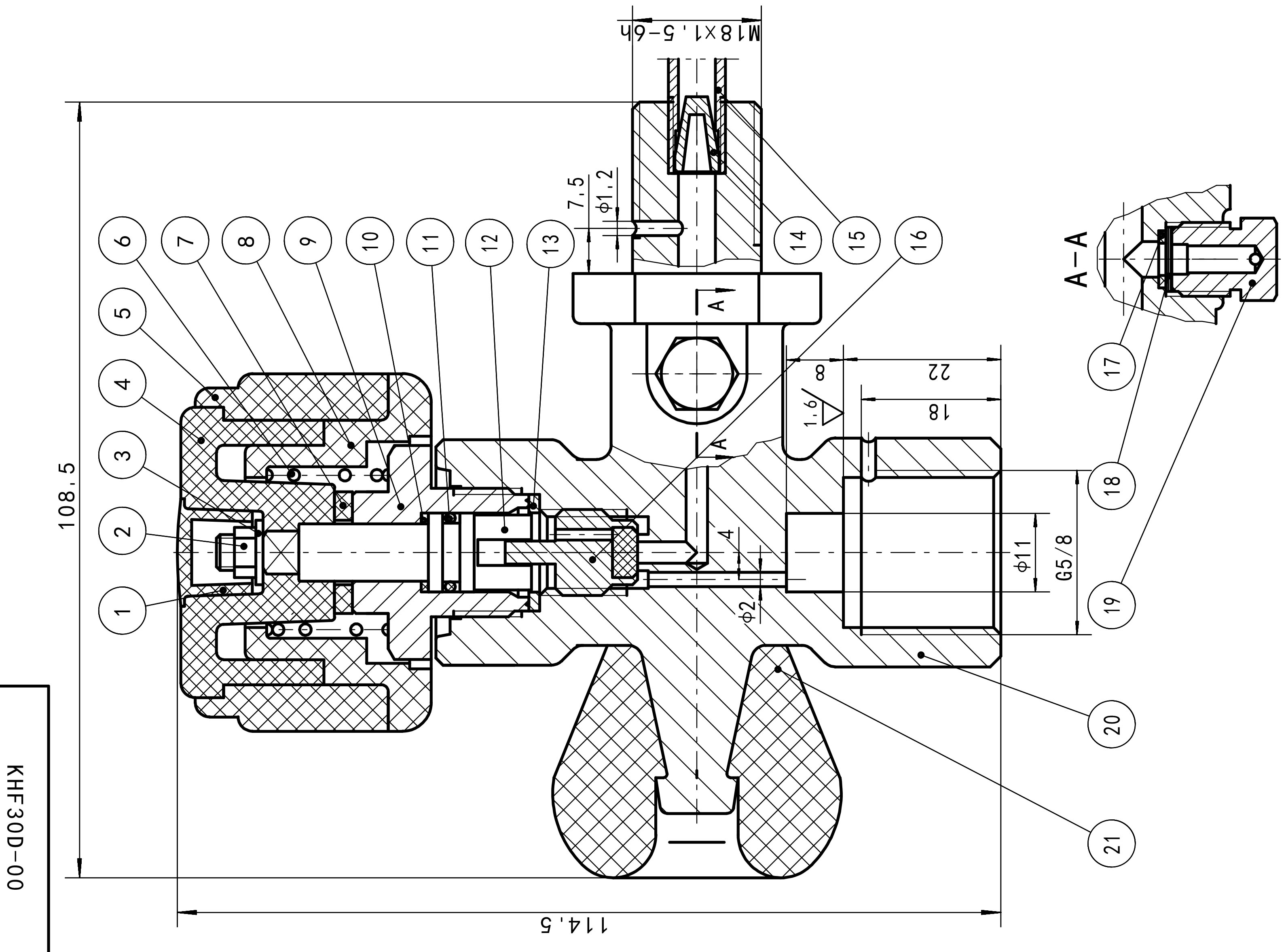 KHF-30D معدات مكافحة الحرائق صمام SCBA لجهاز تنفس الهواء